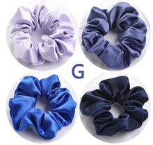 Load image into Gallery viewer, Satin Silk Scrunchies (4 Pcs/Set)