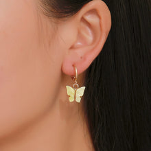 Load image into Gallery viewer, Butterfly Dangle Earrings
