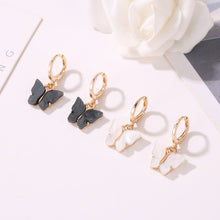 Load image into Gallery viewer, Butterfly Dangle Earrings