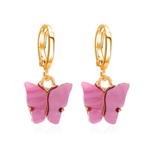Load image into Gallery viewer, Butterfly Dangle Earrings
