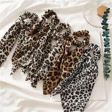 Load image into Gallery viewer, Leopard Prints Hair Scarf Scrunchies