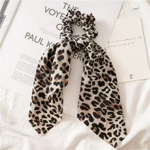 Load image into Gallery viewer, Leopard Prints Hair Scarf Scrunchies