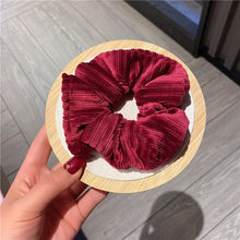 Load image into Gallery viewer, Warm Tone Corduroy Scrunchies