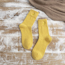 Load image into Gallery viewer, Moon Embroidery Cotton Thick Socks