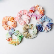 Load image into Gallery viewer, Solid Color Velvet Scrunchies (6Pcs/Set)