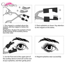 Load image into Gallery viewer, Easy Magnetic Clip on Eyelashes