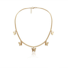 Load image into Gallery viewer, Cute 90's Butterfly Choker Necklace