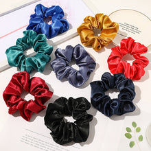 Load image into Gallery viewer, Satin Silk Scrunchies (4 Pcs/Set)