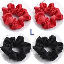 Load image into Gallery viewer, Satin Silk Scrunchies (4 Pcs/Set)