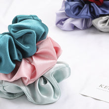 Load image into Gallery viewer, Satin Silk Scrunchies (4 Pcs/Set)