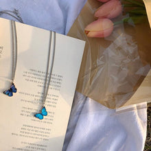 Load image into Gallery viewer, Vintage Butterfly Pendant Necklace