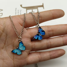 Load image into Gallery viewer, Vintage Butterfly Pendant Necklace