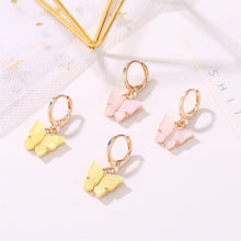 Load image into Gallery viewer, Butterfly Dangle Earrings