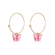 Load image into Gallery viewer, Butterfly Dangle Earrings