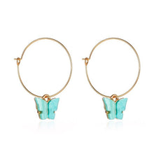 Load image into Gallery viewer, Butterfly Dangle Earrings