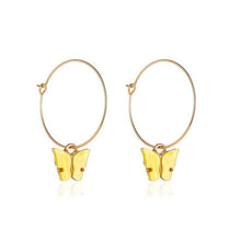 Load image into Gallery viewer, Butterfly Dangle Earrings