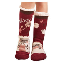 Load image into Gallery viewer, Anti-Slip Winter Sleeping Socks