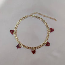 Load image into Gallery viewer, Butterfly Pendant Chain Choker