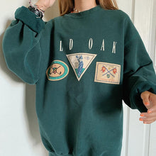 Load image into Gallery viewer, Vintage Letter Print Oversize Pullover