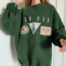Load image into Gallery viewer, Vintage Letter Print Oversize Pullover