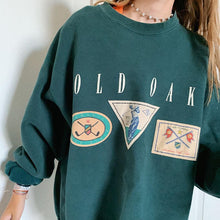 Load image into Gallery viewer, Vintage Letter Print Oversize Pullover