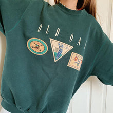 Load image into Gallery viewer, Vintage Letter Print Oversize Pullover