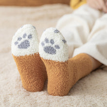 Load image into Gallery viewer, Winter Warm Cat Paw Socks