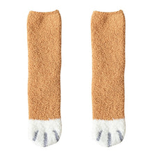 Load image into Gallery viewer, Winter Warm Cat Paw Socks