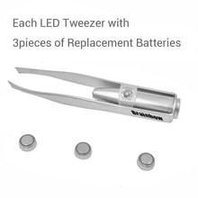 Load image into Gallery viewer, LED Brow Tweezers