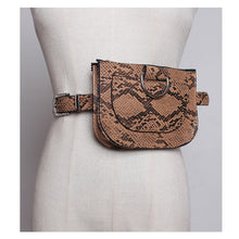 Load image into Gallery viewer, Women Faux SnakeSkin Waist/ Fanny Pack