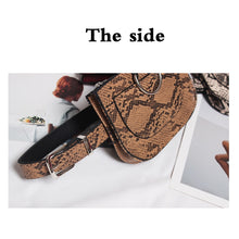 Load image into Gallery viewer, Women Faux SnakeSkin Waist/ Fanny Pack