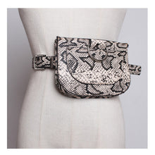 Load image into Gallery viewer, Women Faux SnakeSkin Waist/ Fanny Pack