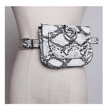 Load image into Gallery viewer, Women Faux SnakeSkin Waist/ Fanny Pack