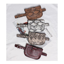 Load image into Gallery viewer, Women Faux SnakeSkin Waist/ Fanny Pack