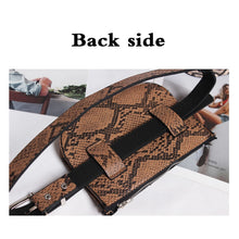 Load image into Gallery viewer, Women Faux SnakeSkin Waist/ Fanny Pack