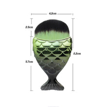 Load image into Gallery viewer, Professional Mermaid Shape Makeup Brush
