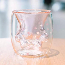 Load image into Gallery viewer, Super Cute Cat Paw Glass Mug