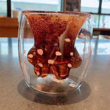 Load image into Gallery viewer, Super Cute Cat Paw Glass Mug