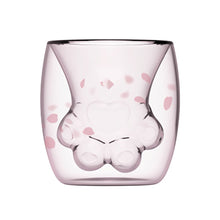 Load image into Gallery viewer, Super Cute Cat Paw Glass Mug